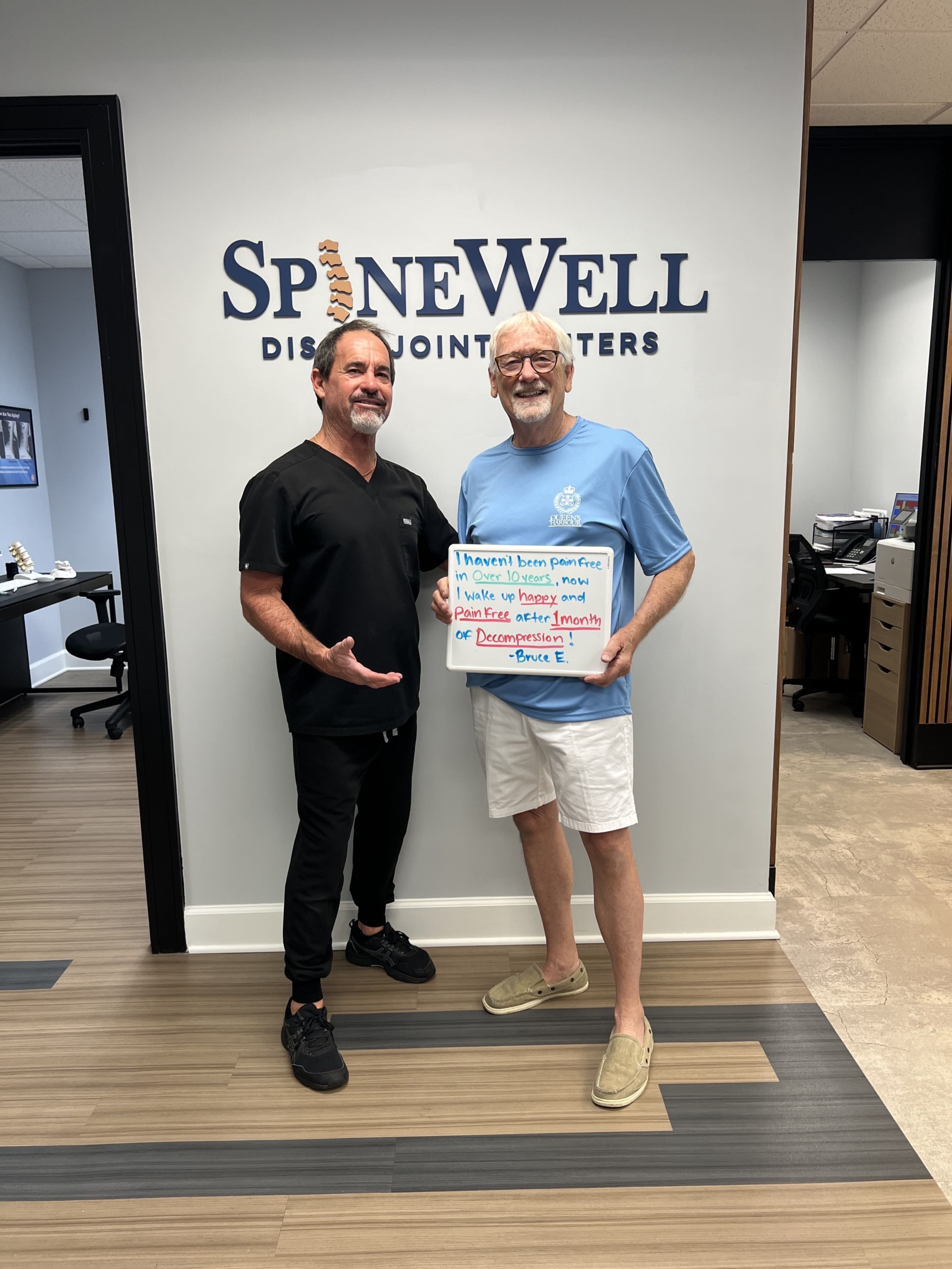 Spinewell disc and joint centers bruce evors